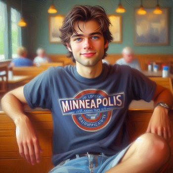 Minneapolis Restaurant T-Shirt And Denim Art Collection
